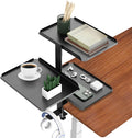 Clamp-On Office Desk Organizer Shelf 3-Tier - Under-Desk Space Saver