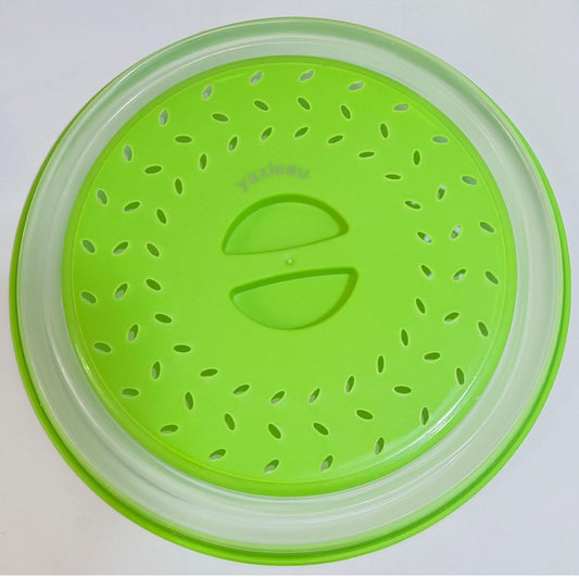 10.5 Collapsible Microwave Splatter Cover - BPA-Free Green
