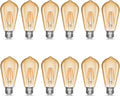 LED Edison Bulb 4W Vintage ST58 Amber 2300K - Warm Retro Glow