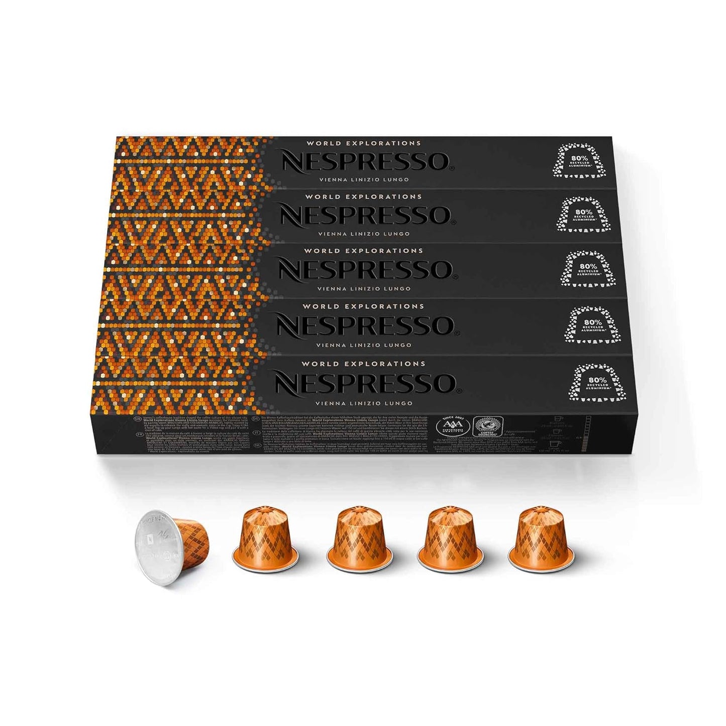 Vienna Lungo 50-Count Medium Roast Pods