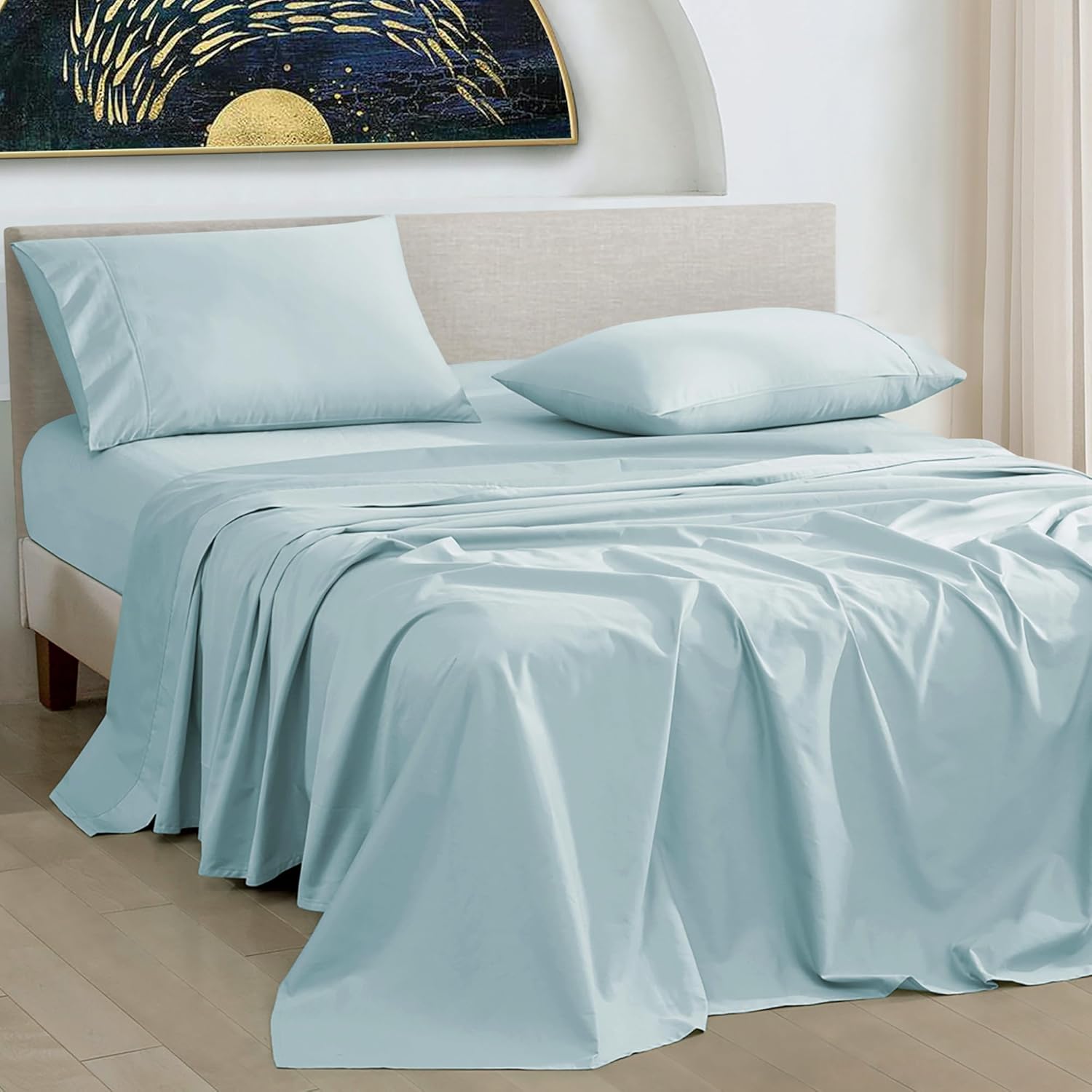 URBANHUT 1000 Thread Count King Sheet Set for Luxurious Comfort