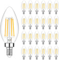 24-Pack Dimmable E12 LED Candelabra Bulbs 40W Equivalent - Warm 2700K