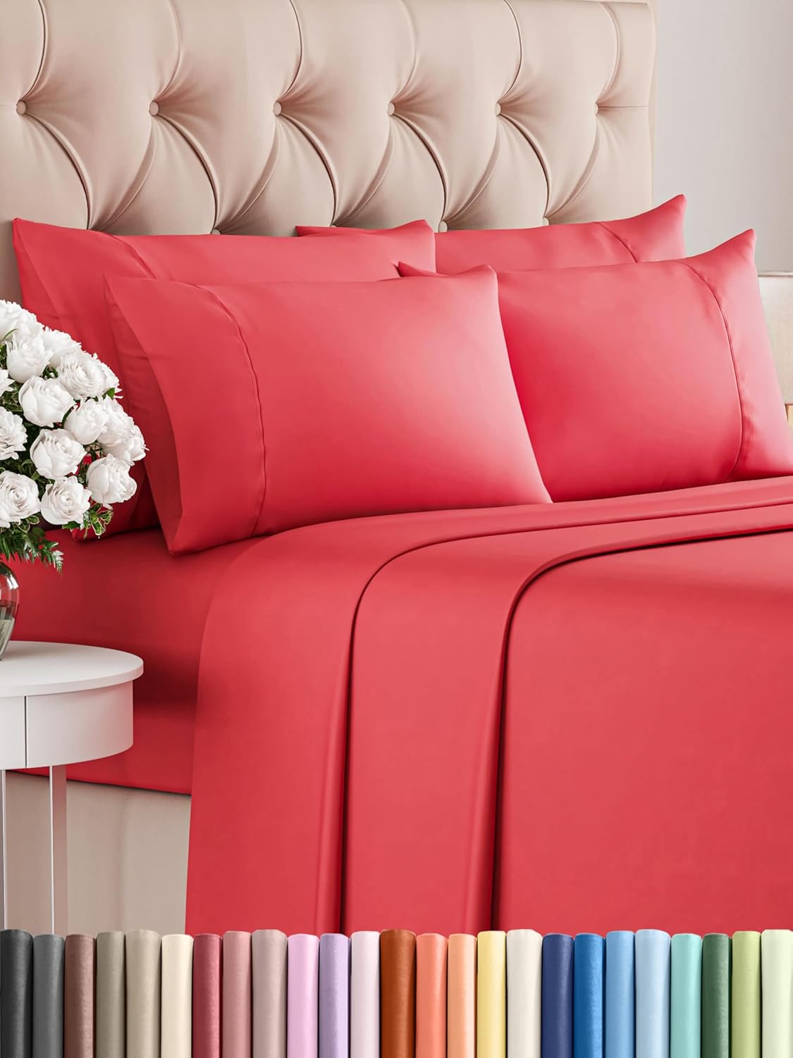 King 6 Piece Sheet Set by CGK Unlimited - Cooling Luxury