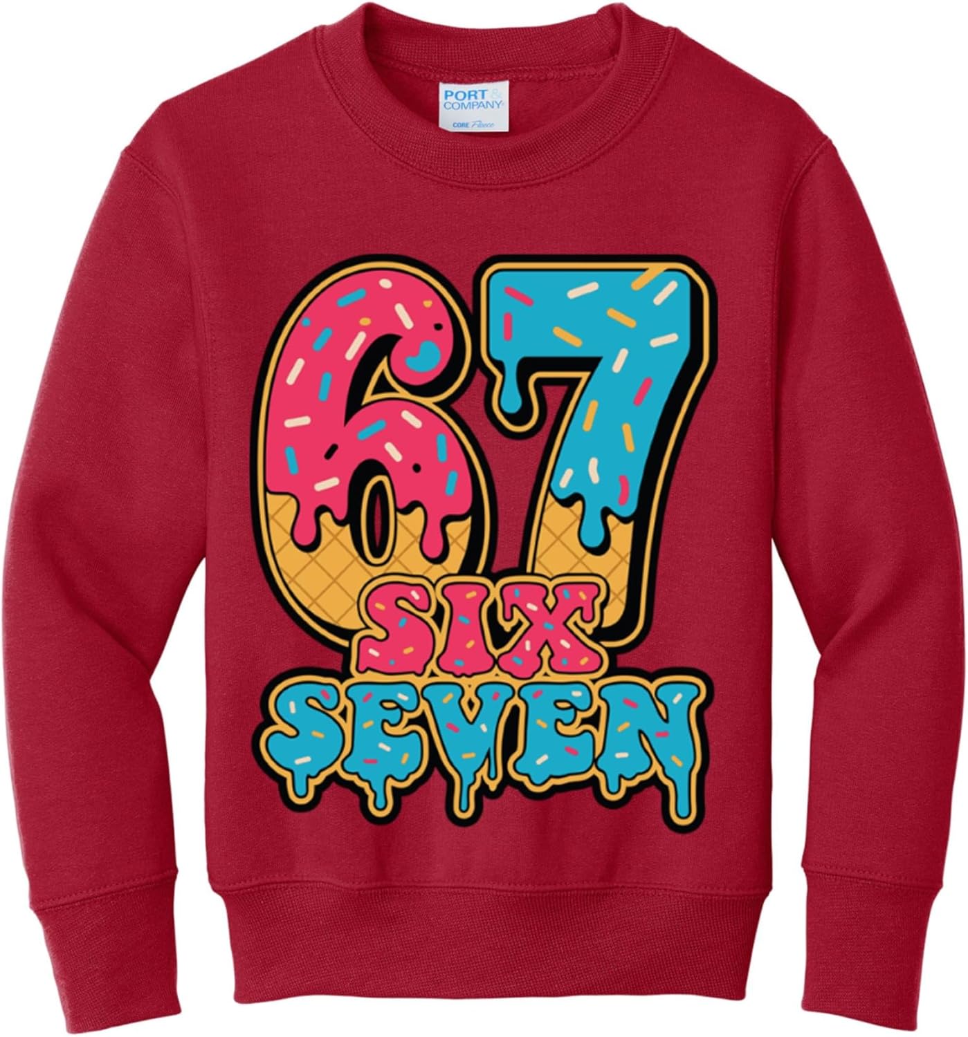 Wild Custom Apparel Kids Santa Ugly Funny Christmas Sweater