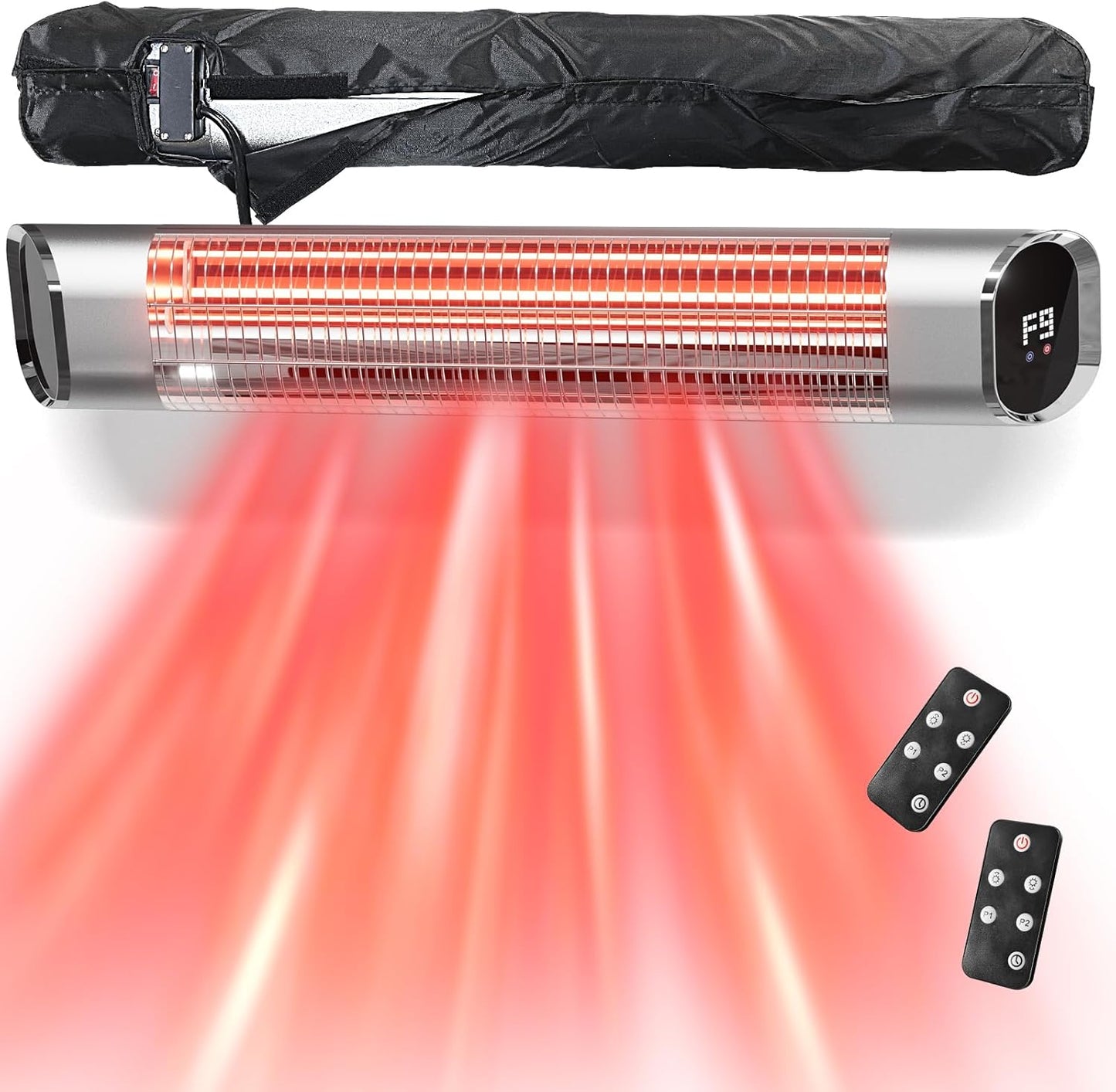 Danluke Infrared Patio Heater: 24H Timer, Waterproof, Remote Control