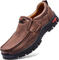 Men's Fashion Loafers Vintage Leather Chukka Boots - Comfortable Daily