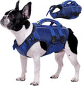 Dog Life Jacket High Flotation Adjustable Sizes XS-XXL - Safe Swim