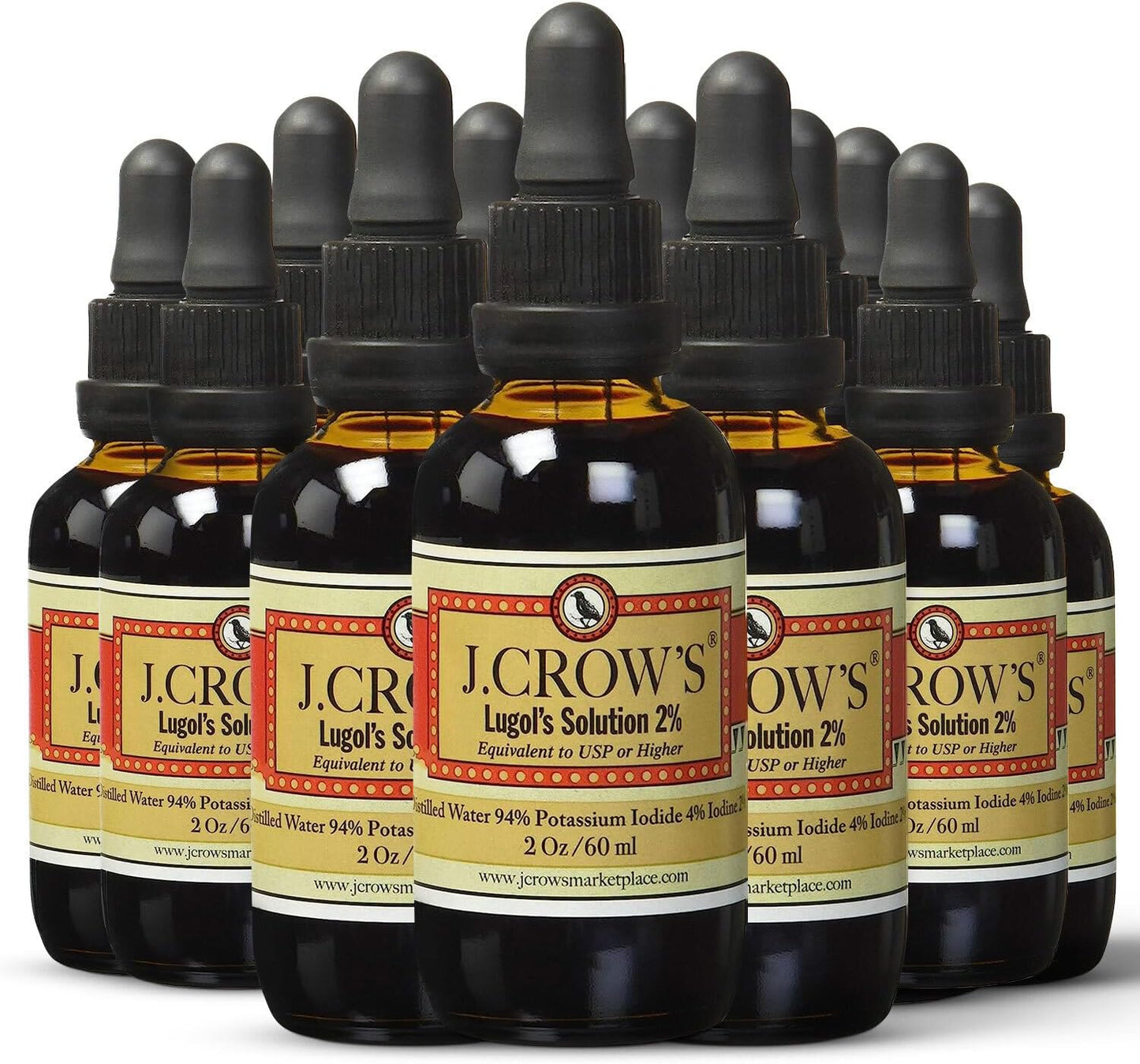 Lugol's Iodine Solution 2% - Premium Natural Brine Extract