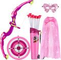 VGOFUN Kids Bow and Arrow Set LED Light-Up Archery Toy - Princess Play
