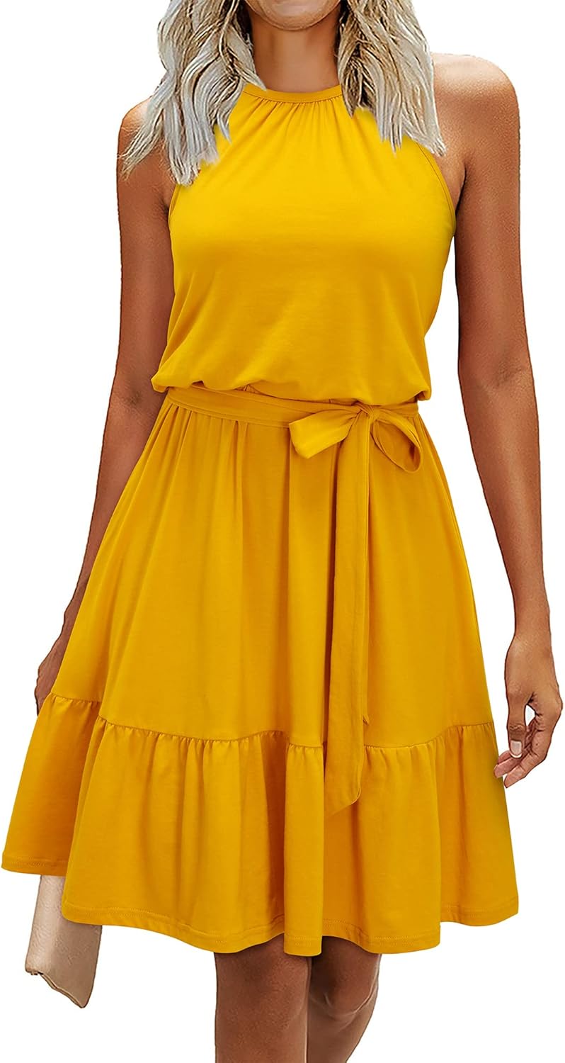 Newshows Womens Summer Dress for Wedding Guests and Beach Fun