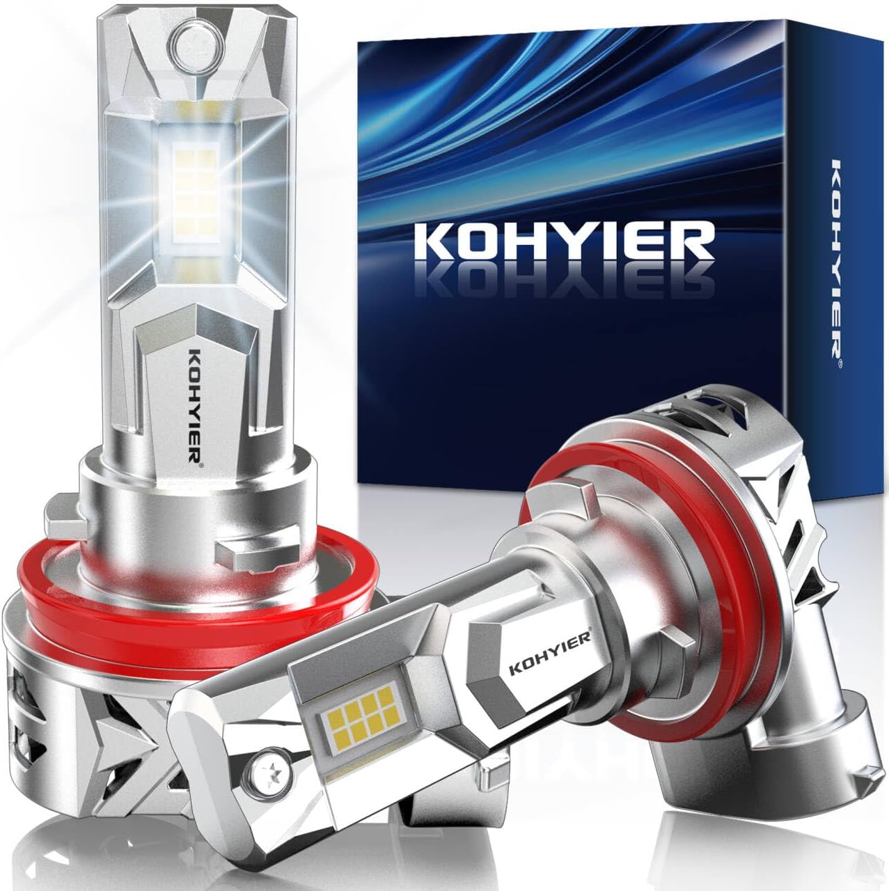 H 11 H 8 H 9 Fog Light Bulb - 800% Bright 6000K Xenon White