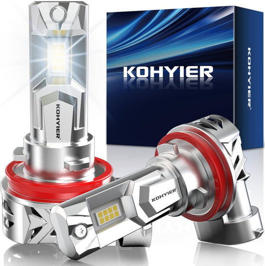 H 11 H 8 H 9 Fog Light Bulb - 800% Bright 6000K Xenon White