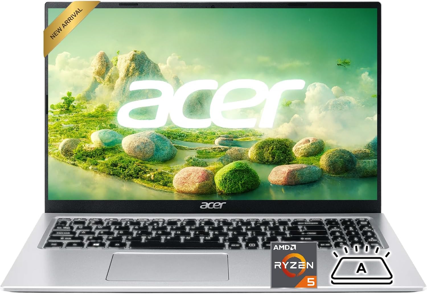acer Aspire 3 Premium Slim Laptop with Ryzen 5 and 64GB RAM
