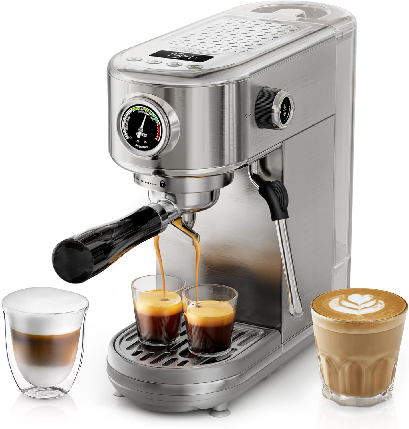 HIBREW H10B Espresso Machine - Customize Temp & Volume