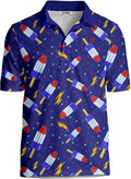Tipsy Elves Golf Shirts for Men - Performance Athletic Fit Polo Our