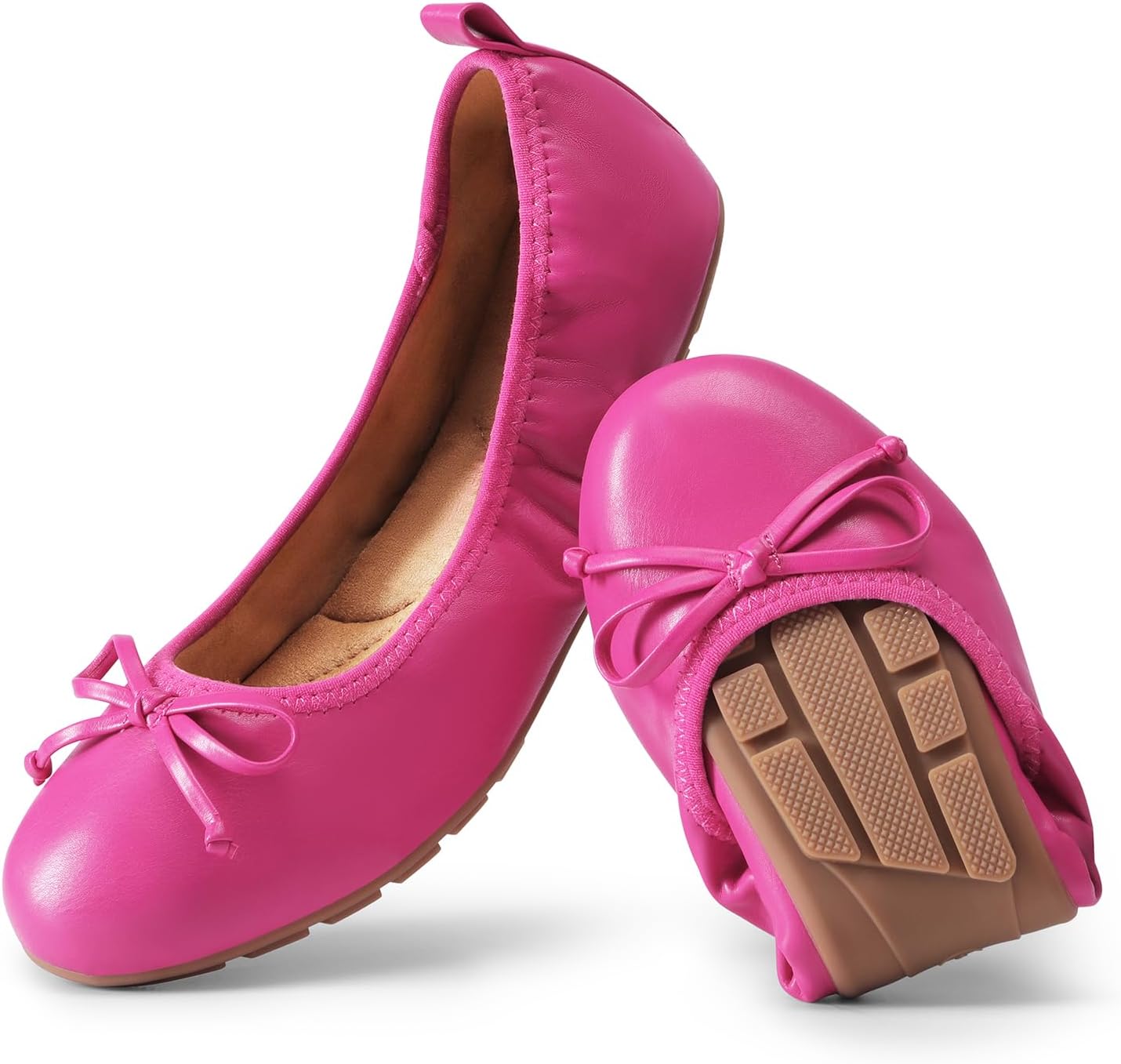 DREAM PAIRS Women's Foldable Ballet Flats for Comfort and Style