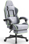 Dowinx Gaming Chair Fabric with Pocket Spring Cushion - Sofa Comfort