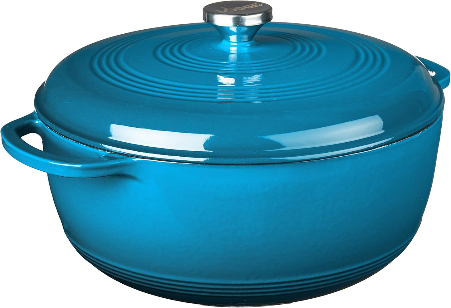 Lodge 7.5 Quart Enameled Cast Iron Dutch Oven for All Cooking