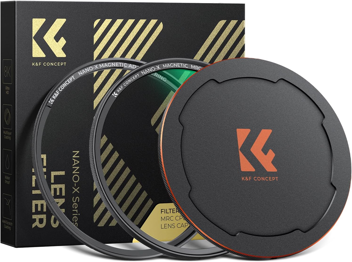 K&F CONCEPT Magnetic 67mm Circular Polarizer Filter for Cameras