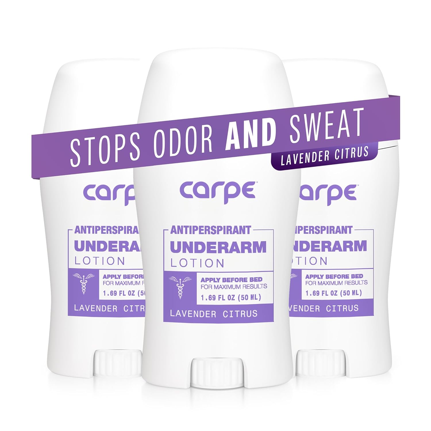Carpe Underarm Antiperspirant and Deodorant for Excessive Sweating