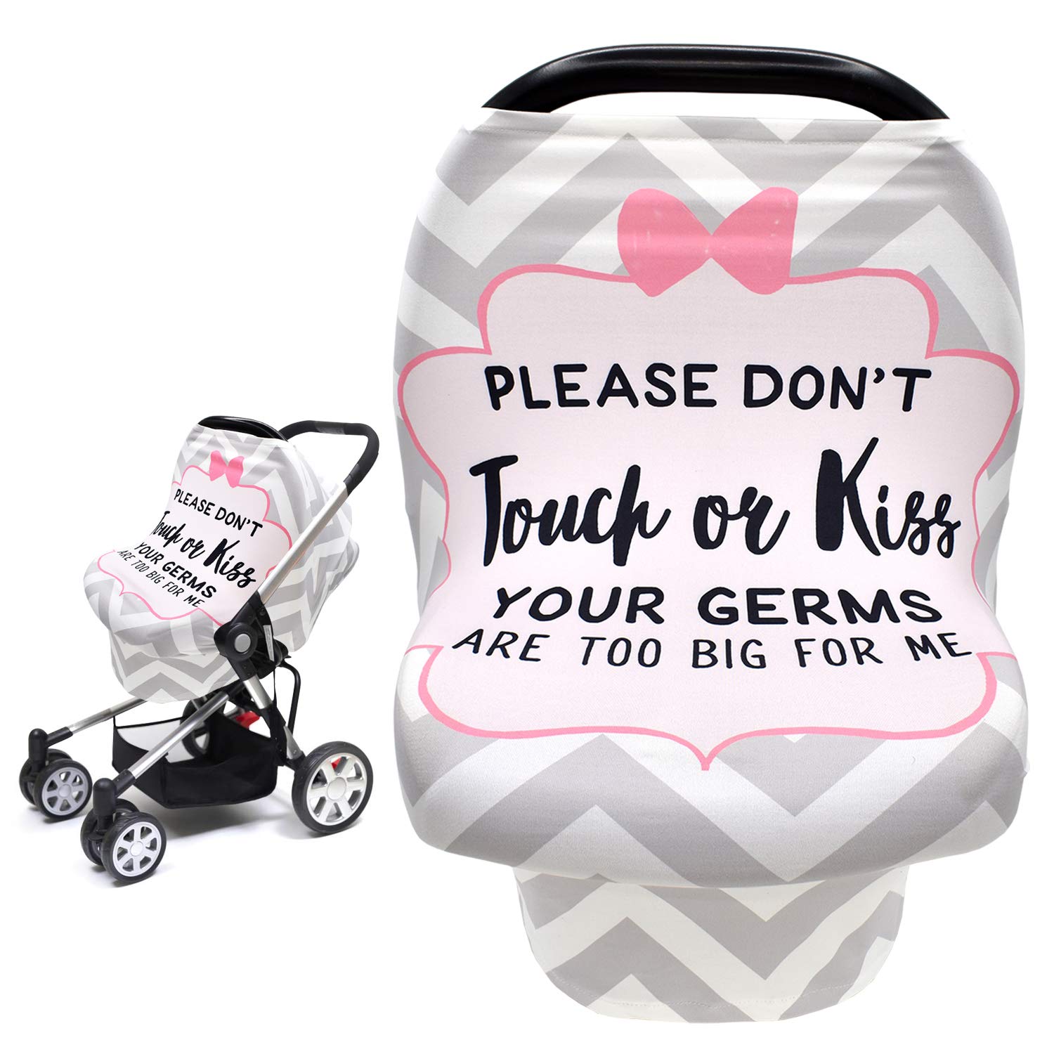 Metplus Baby Car Seat Cover: No Touch Protection