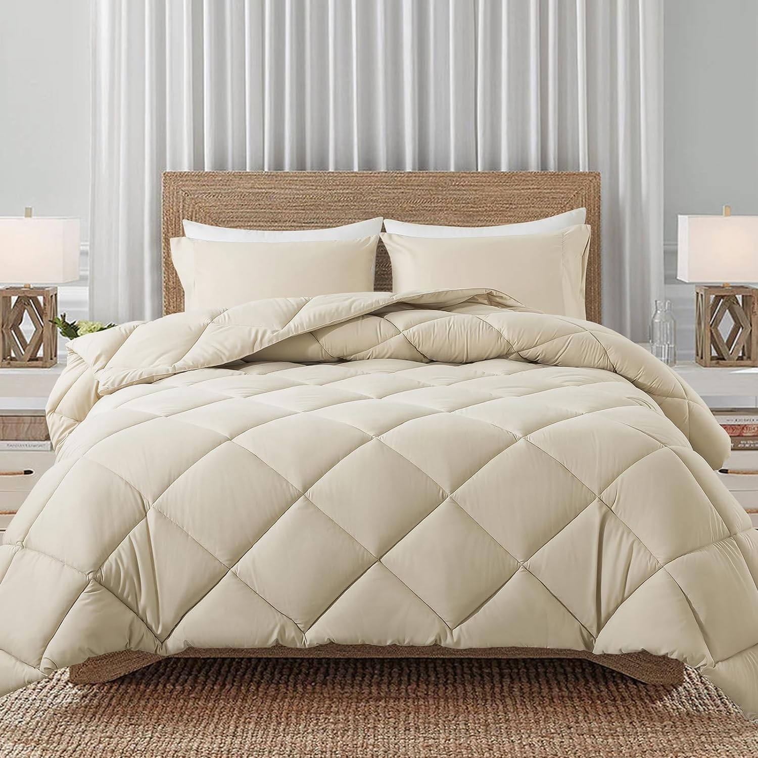 Decroom Lightweight Twin Comforter Set for All Season Comfort