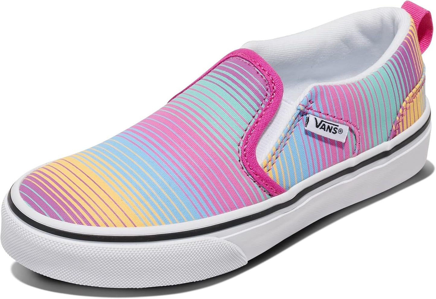 Vans Girls' Asher Slip-On Shoe: Everyday Comfort and Style