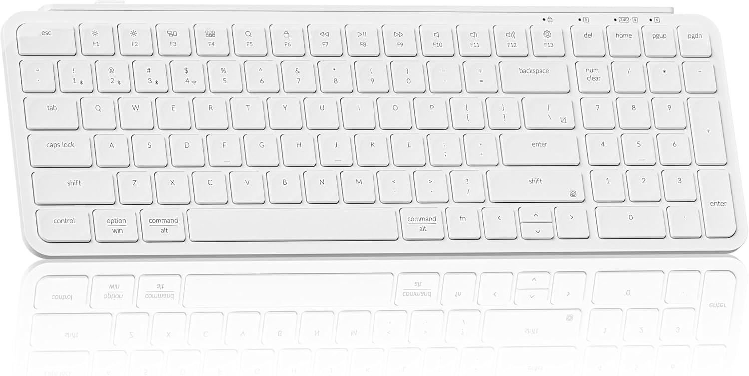 Keychron Ultra-Slim B2 Pro Wireless Keyboard for Mac and Windows