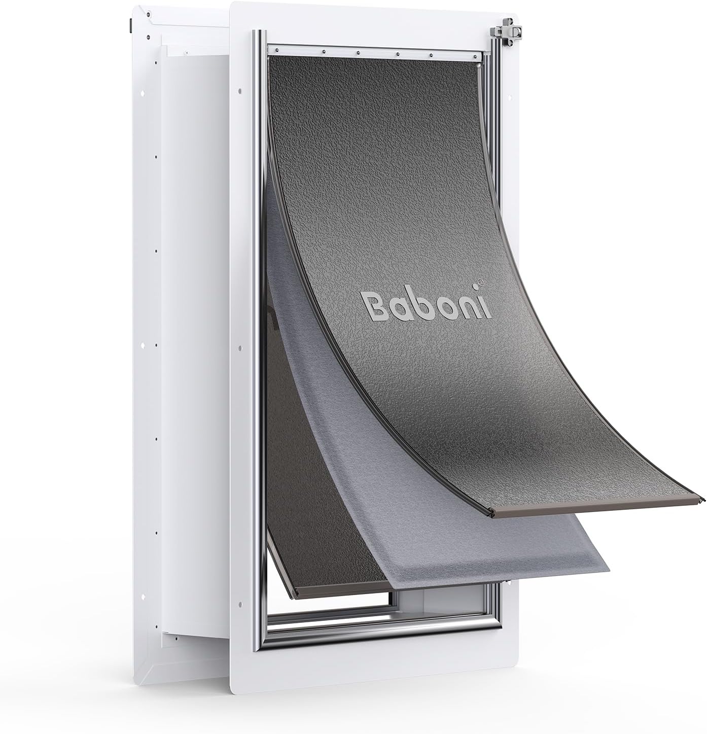 Baboni Pet Door for Wall - Durable 3-Flap Design for Pets