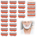 Fusion 5 Razor Blades Refills 24 Pack - LongLasting 5Layer Blades
