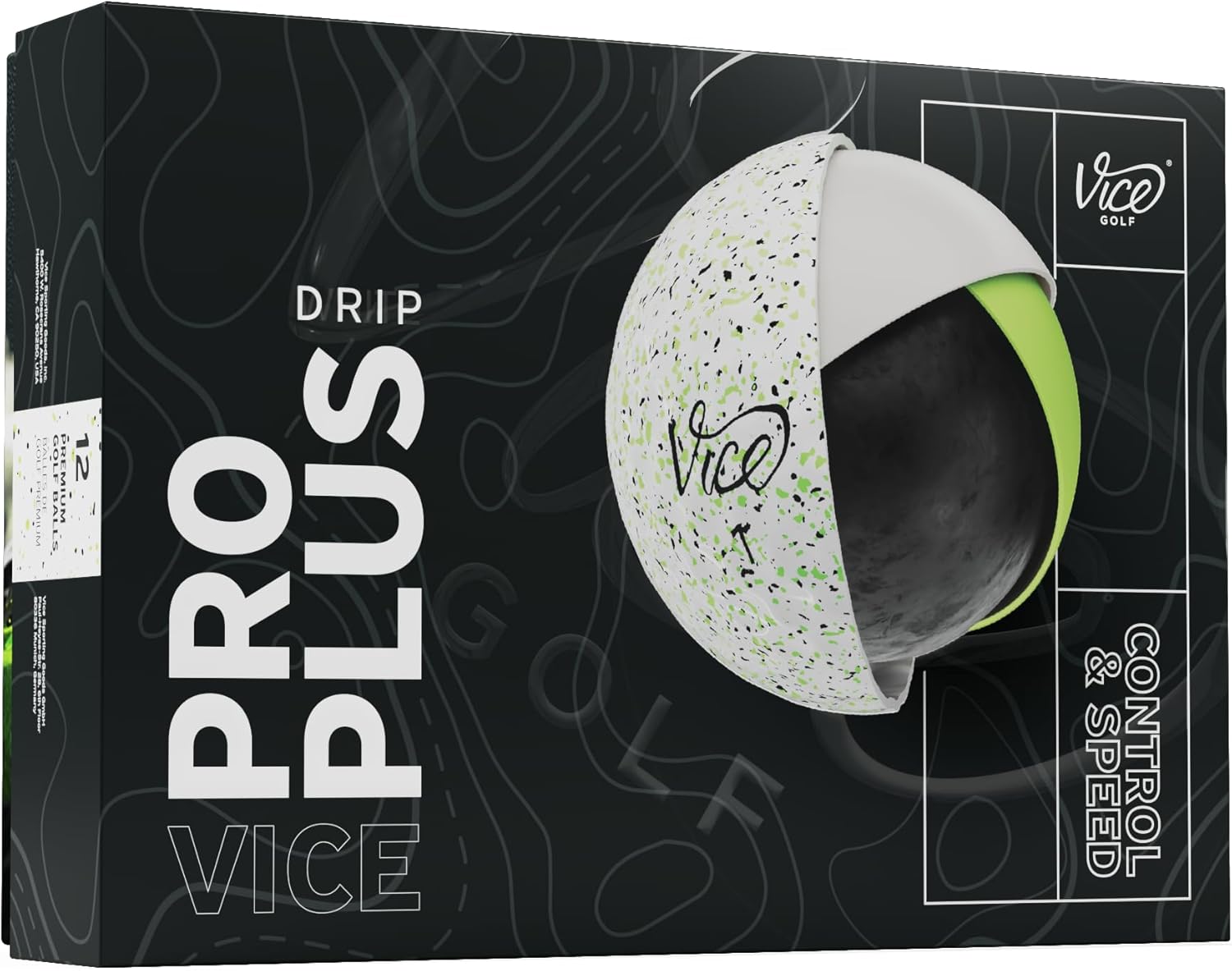 Vice Pro Plus Golf Balls for High Swing Speed Players