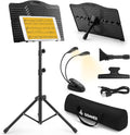 Donner Portable Metal Music Stand with Light for Musicians