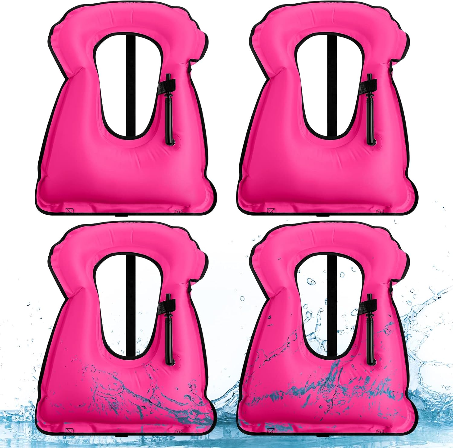 Inflatable Snorkel Vest for Adults - Portable Swim Safety Jackets