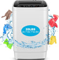 Nictemaw Portable Washing Machine 20lbs Capacity - Compact Washer