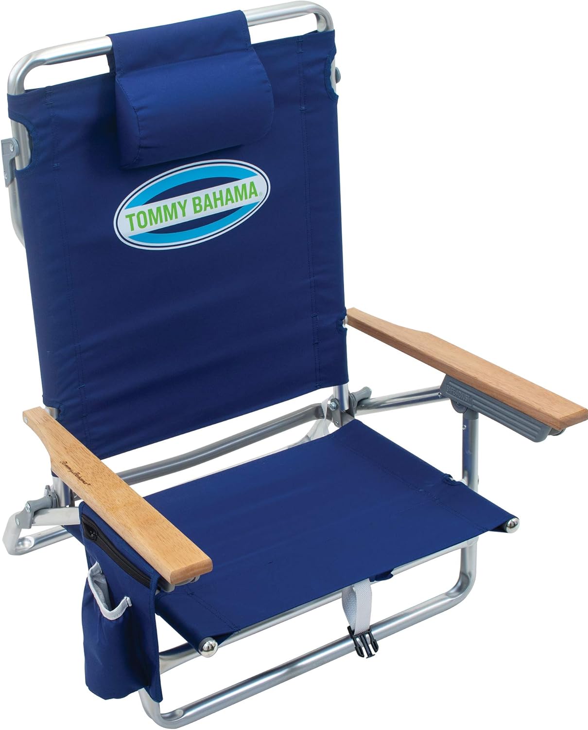 Tommy Bahama 5-Position Classic Lay Flat Folding Beach Chair