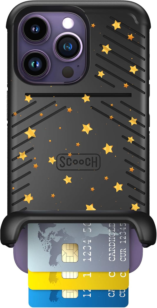 Scooch iPhone 14 Pro Case with Card Holder and Kickstand
