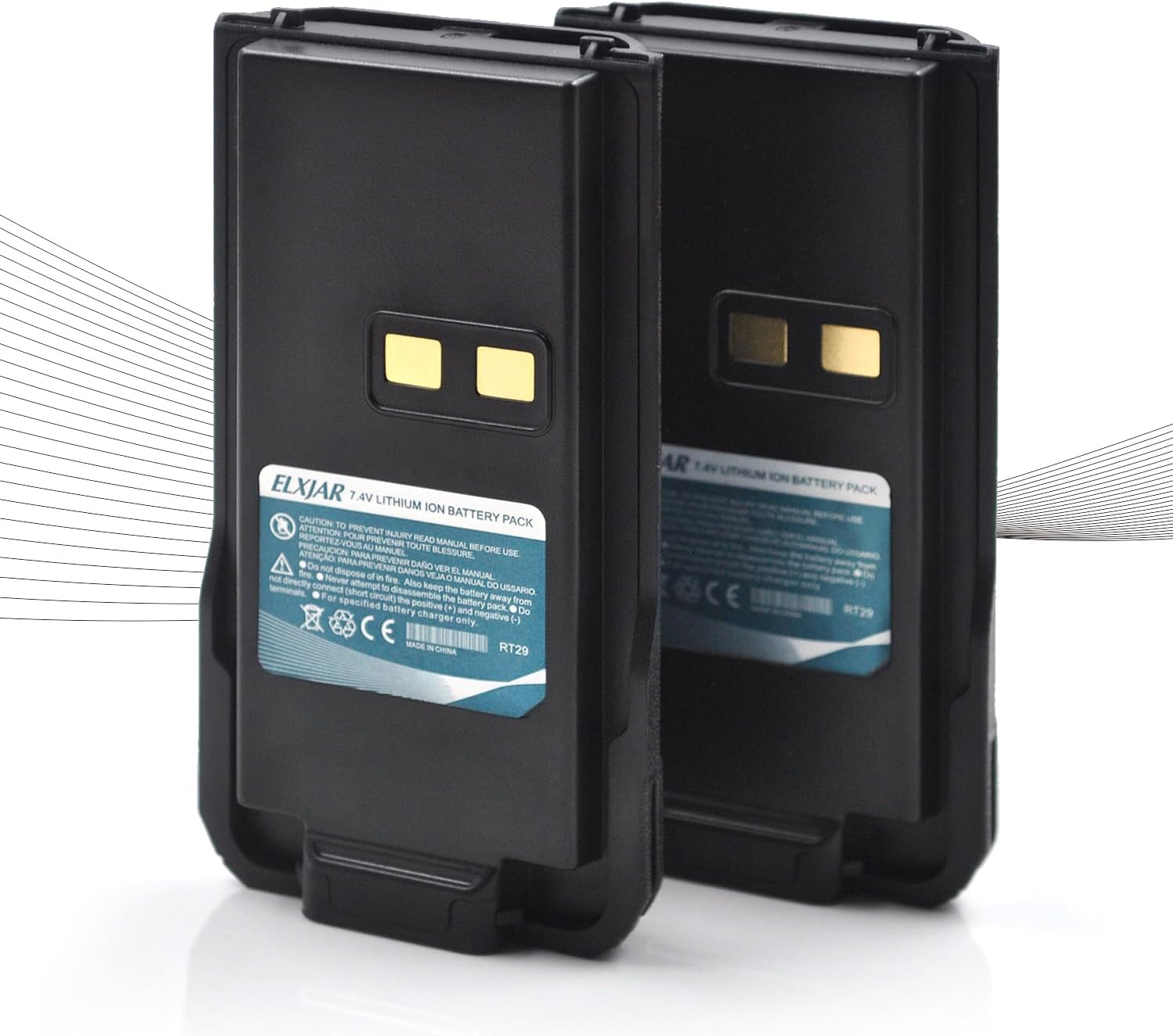 7.4V 3200mAh Li-ion Battery for Ailunce HD1 Walkie Talkies