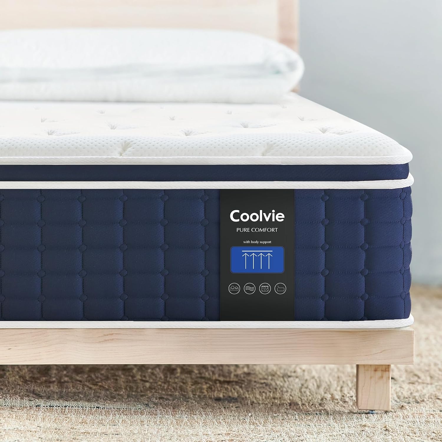 Coolvie 14 Inch King Mattress for Ultimate Comfort and Support