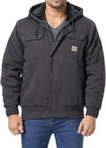 Men's Relaxed Fit Waterproof Work Coat - Fleece Lined Warmth