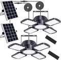 Auzev Solar Shed Light 176 LED 4+1 Heads Motion Sensor - Bright