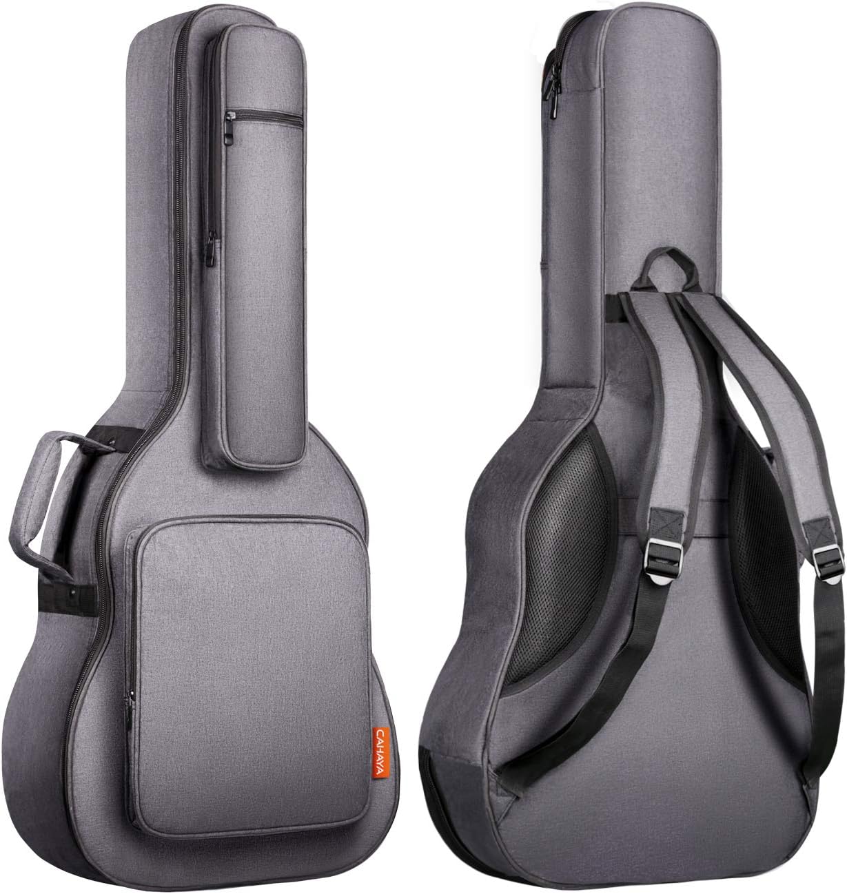 CAHAYA Guitar Bag Acoustic Case with 5 Pockets and Neck Cradle