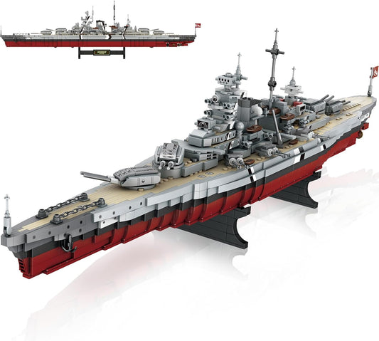 NUTCRACKER Bismarck Battleship Building Block Set for Collectors