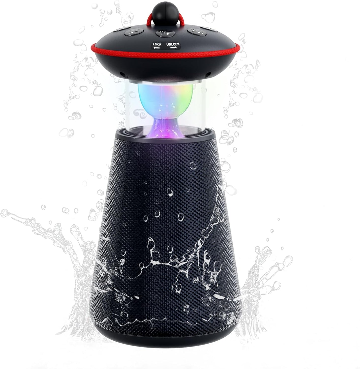 Waterproof Bluetooth Speaker - Enhanced Sound & Style