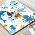 Premium Foam Baby Play Mat 50x50 - Extra Thick Padding for Safety