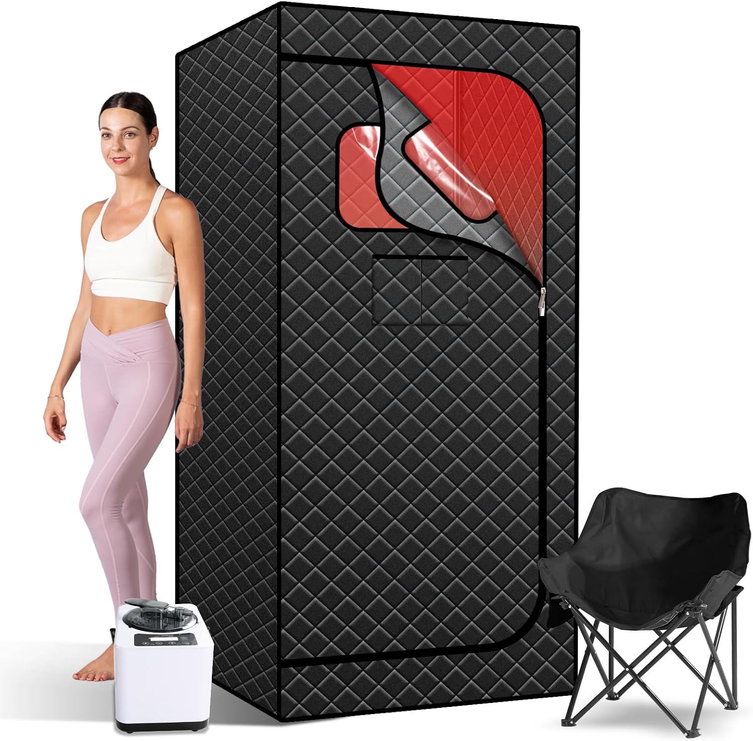 Red Light Steam Sauna for Health & Recovery