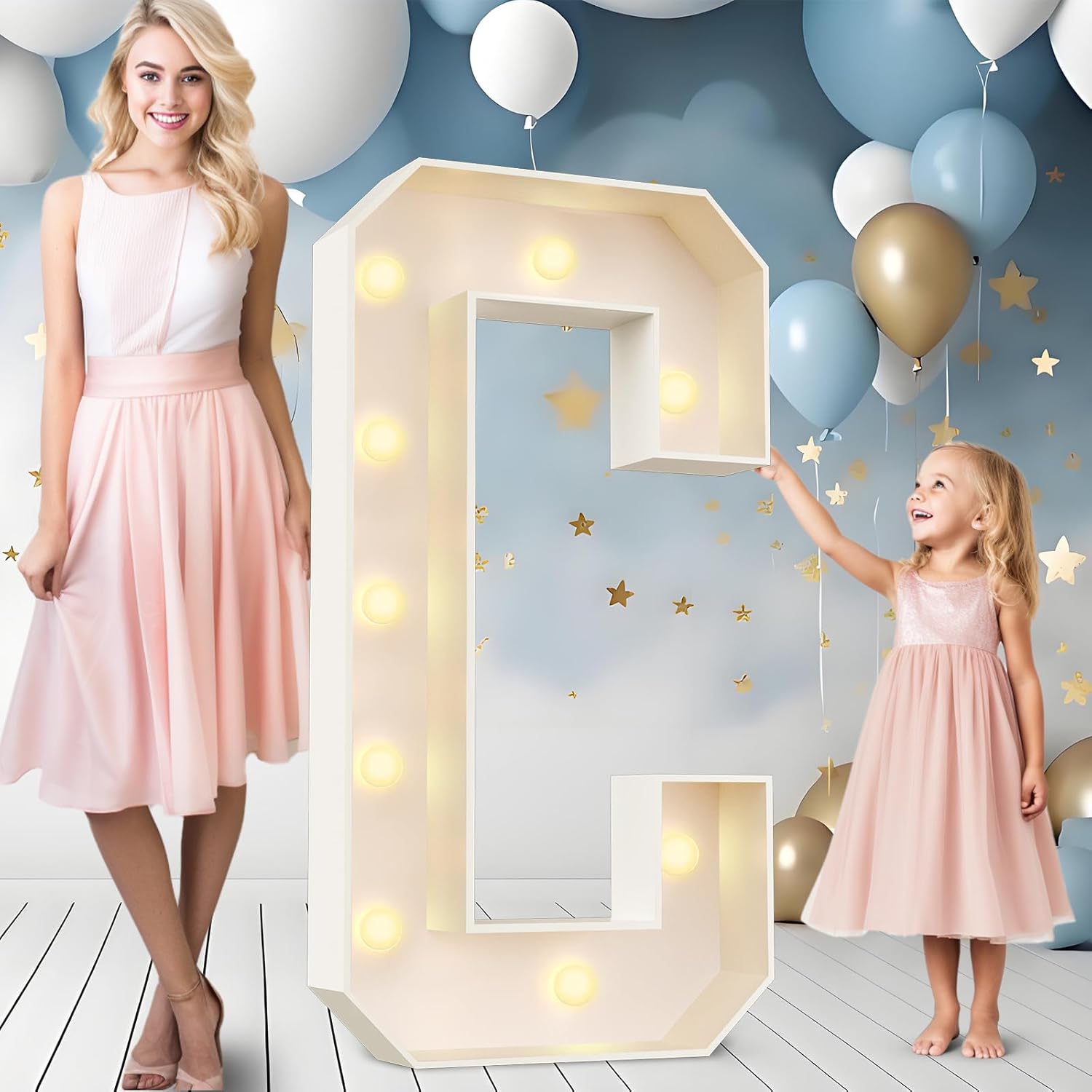Light Up Your Party with Ledido 4FT Marquee Light Up Letters