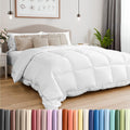 King Size White Alternative Down Comforter - Warm, Lightweight Comfort