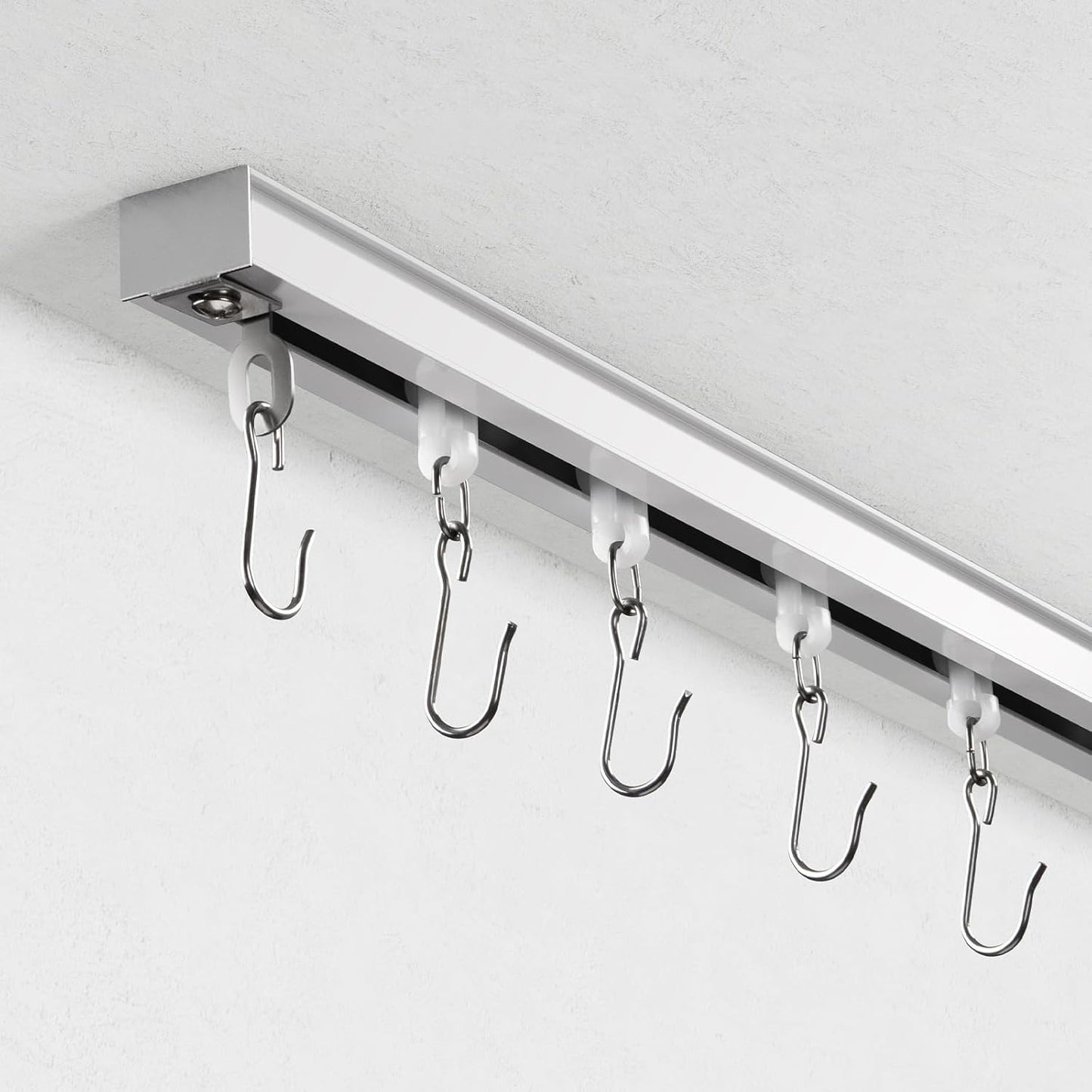Ceiling Curtain Track for Room Divider - 18ft to 24ft Set