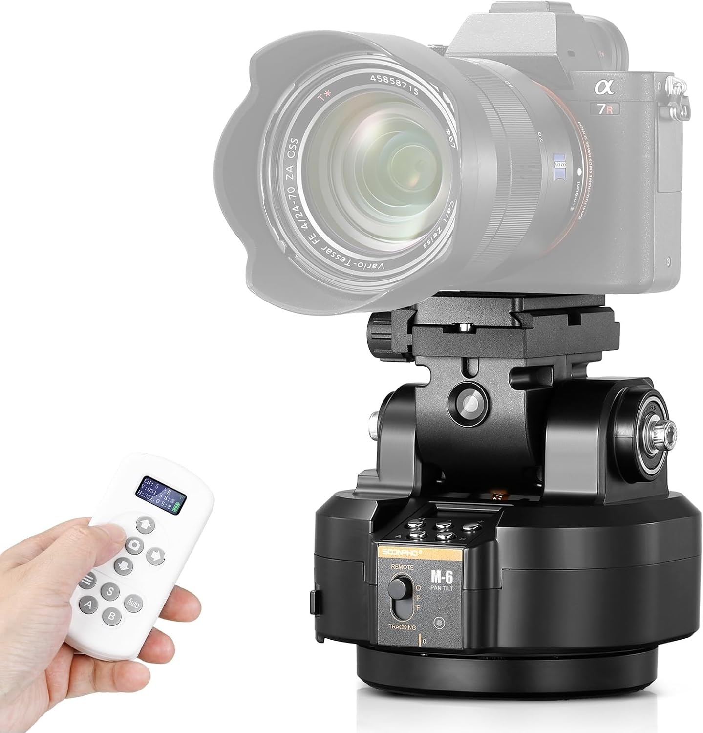 Soonpho M6 Auto Face Tracking Motorized Tripod Head for Cameras