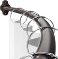 Curved Shower Curtain Rod Adjustable 40-72 in - Extra Shower Space